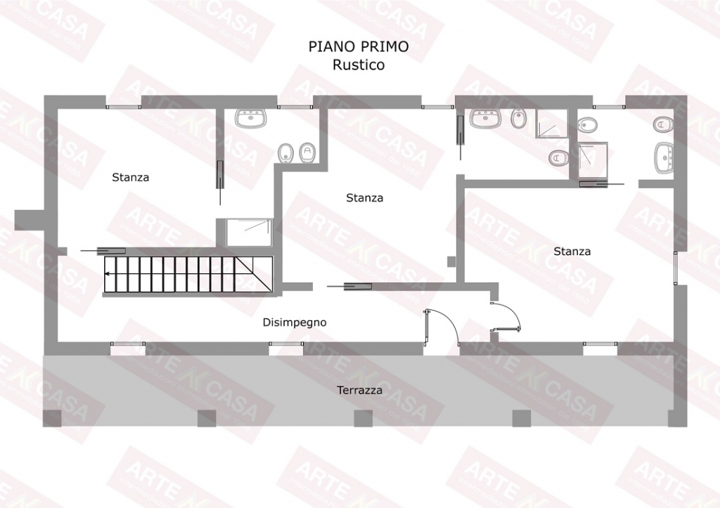 Piano primo rustico