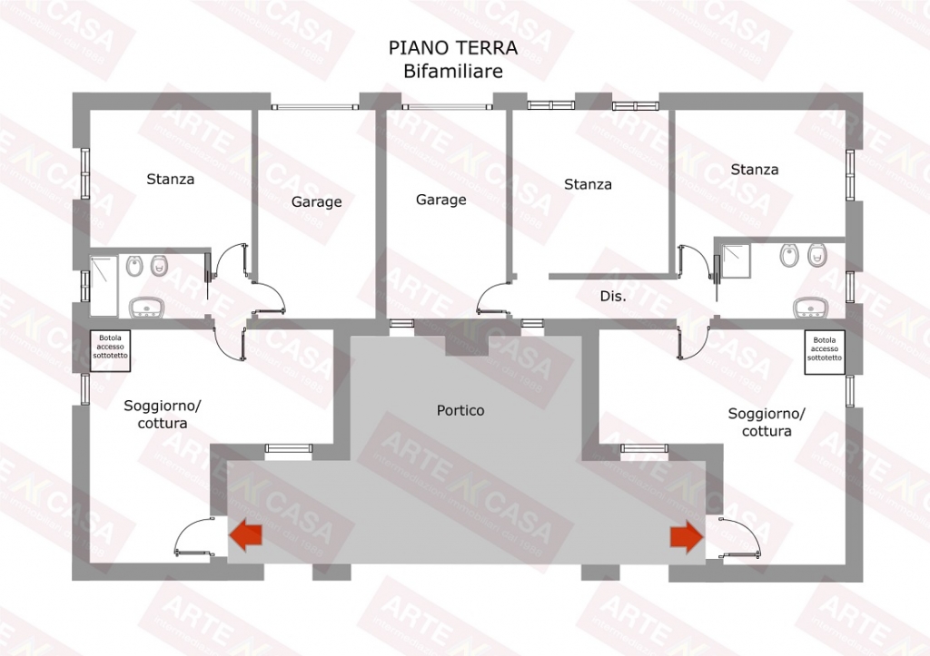 Bifamiliare piano terra