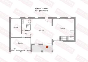Piano terra villa padronale