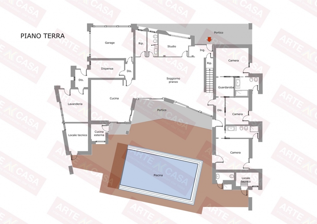 Planimetria piano terra