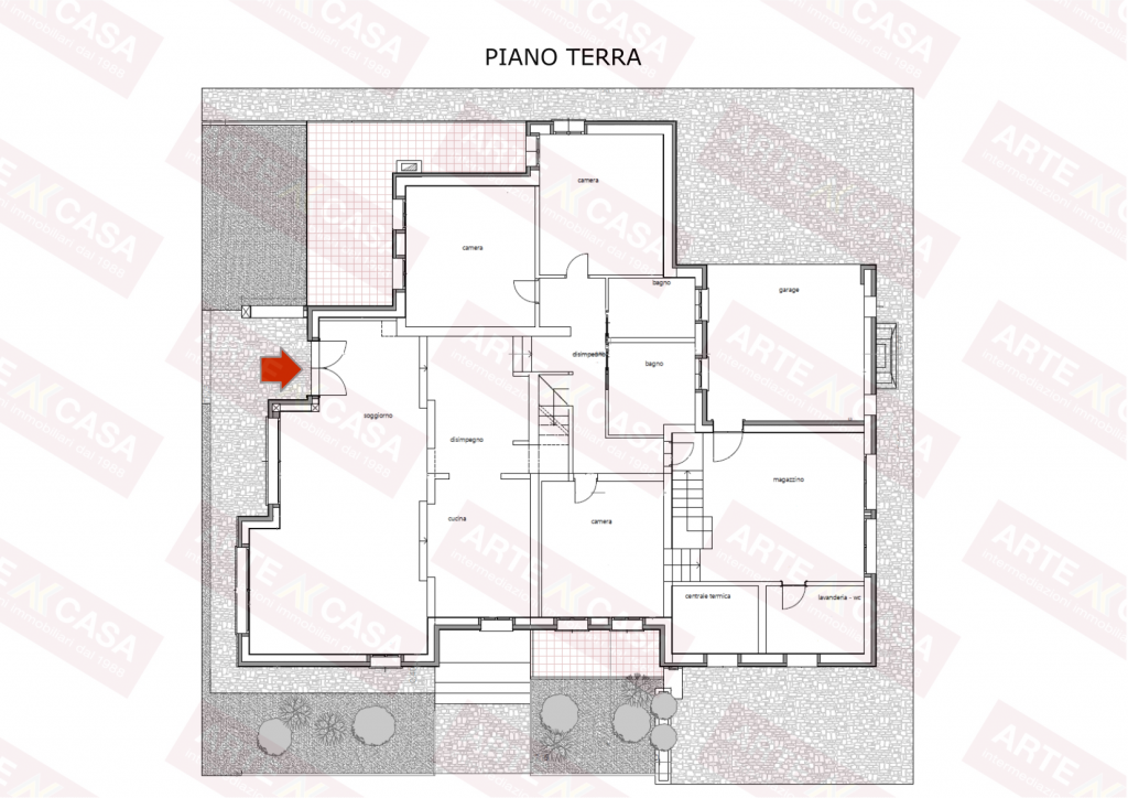 Planimetria piano terra