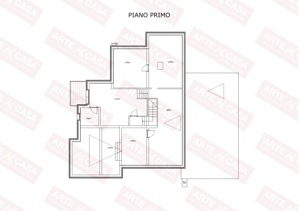 Planimetria piano primo