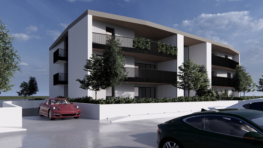 Facciata sud est MESTRE Miranese nuovi appartamenti con giardino o terrazza abitabile