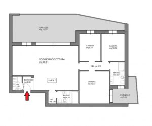 App.7 primo piano terrazza abitabile