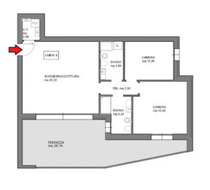 App.8 primo piano terrazza abitabile