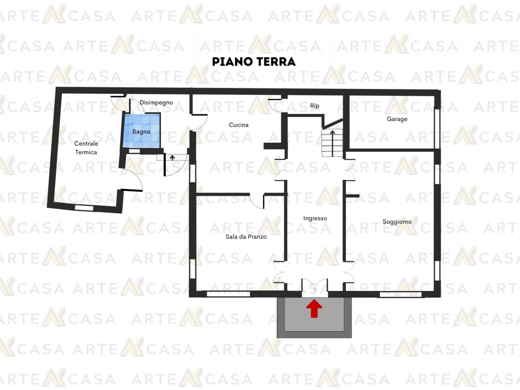 Planimetria piano terra