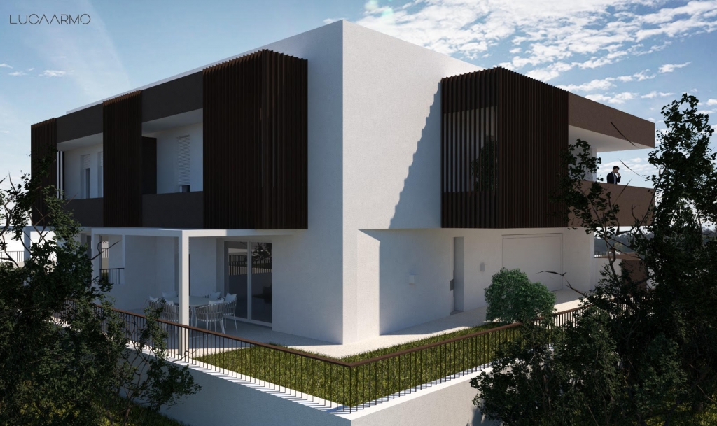 Trifamiliare Moderna a Camponogara con Giardino Privato