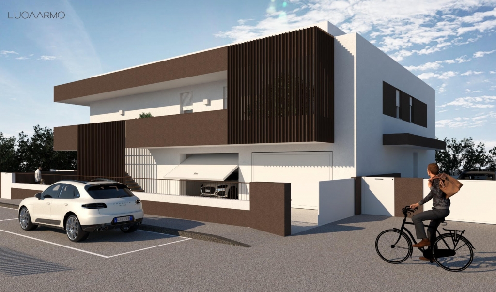 Rendering esterno villetta Camponogara