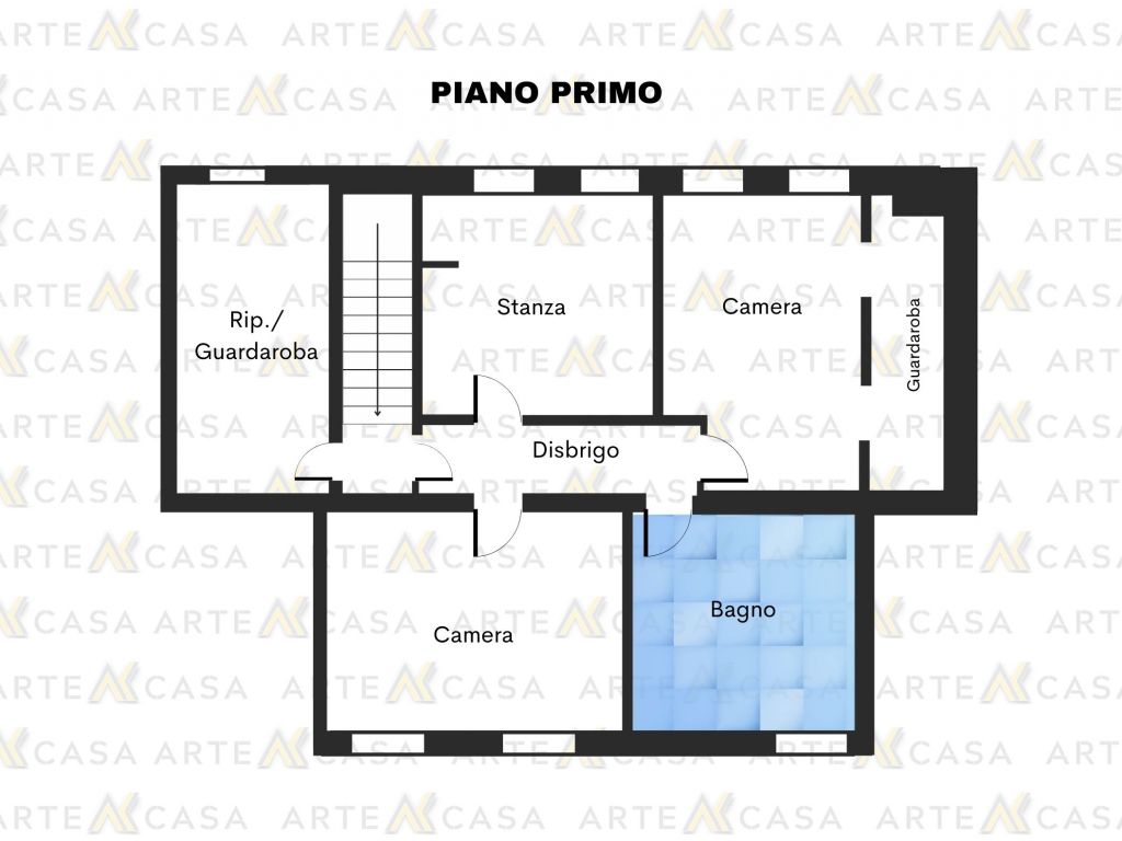 Planimetria piano primo