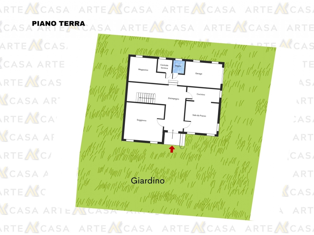 Planimetria piano terra