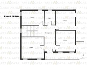 Planimetria piano primo