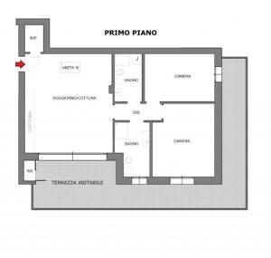 2 camere piano primo