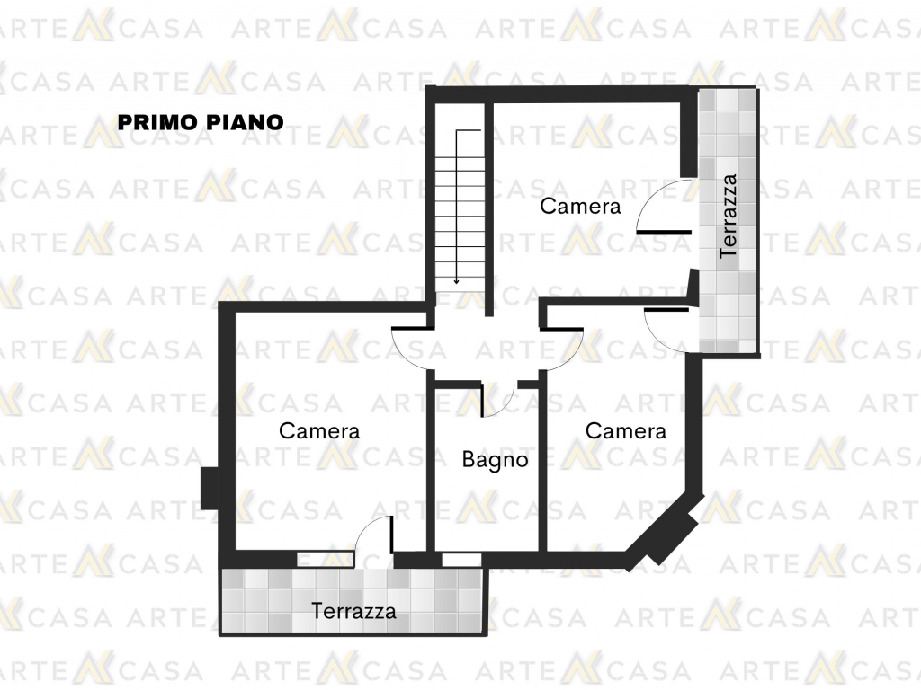 planimetria piano primo