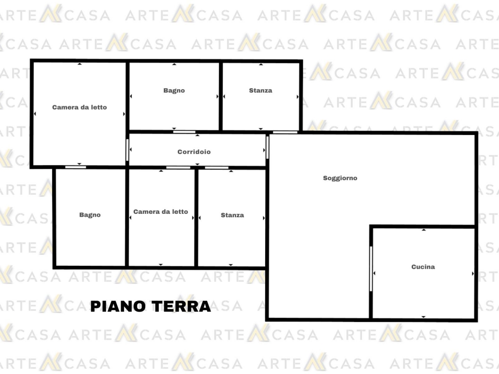 Planimetria piano terra
