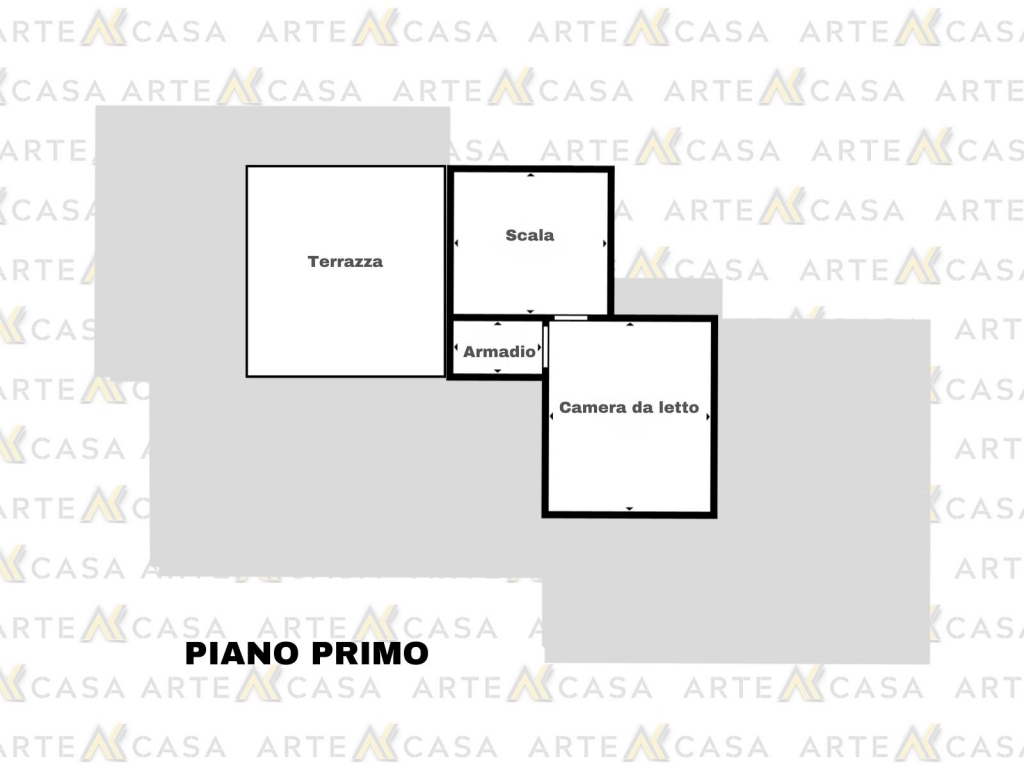 Planimetria piano primo