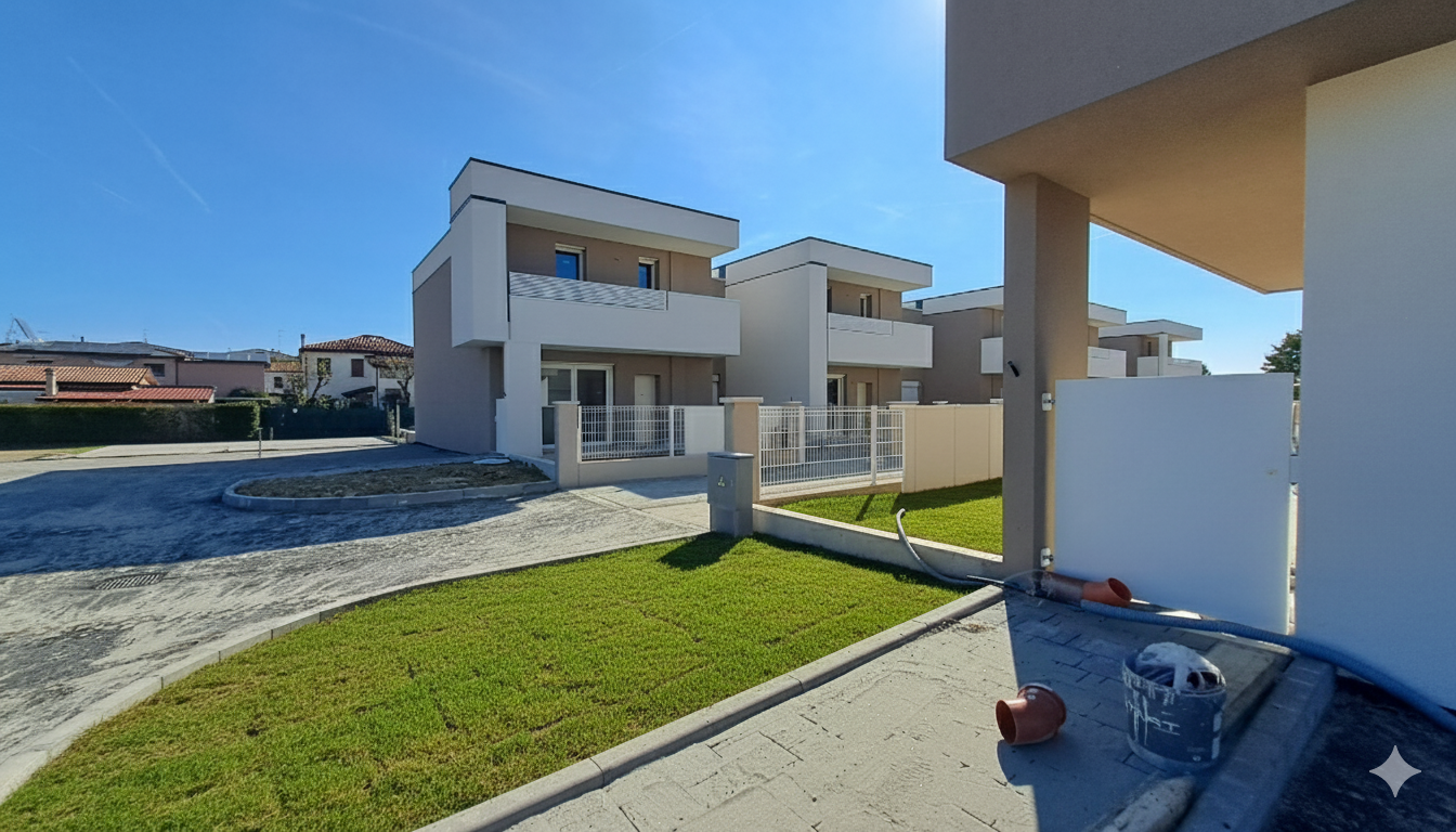 Mestre -Asseggiano-Villette in costruzione