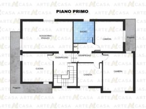 Planimetria piano primo