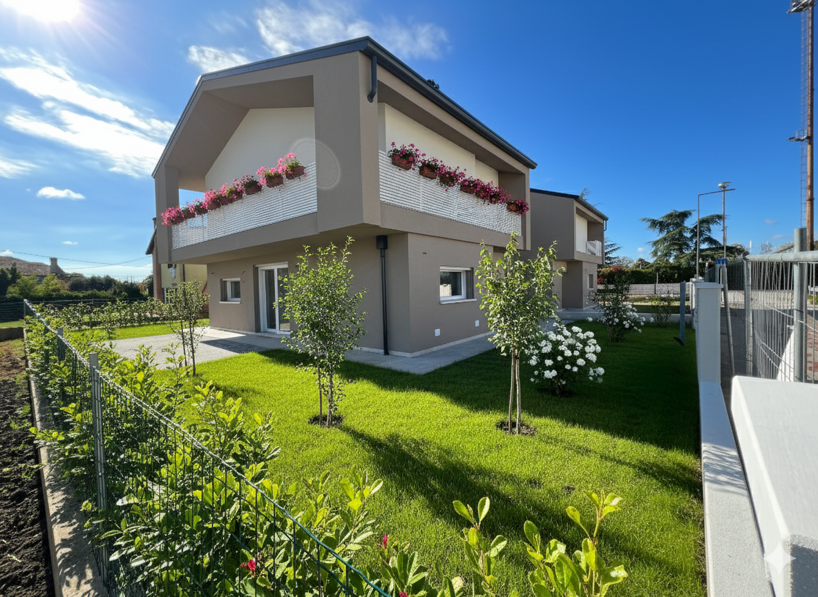 Nuove bifamiliari classe A4 personalizzate