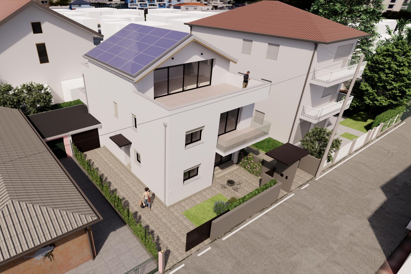 MESTRE nuova porzione di villetta in bioedilizia 3 camere giardino e garage